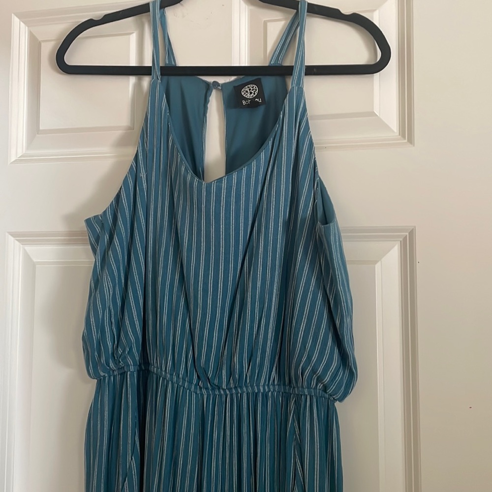 Bobeau Turquoise Green Jumper